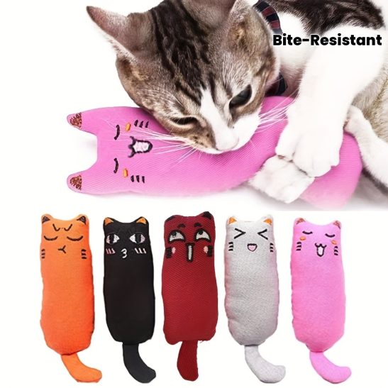 Pet Cat Toys, Pure Fabric Toys, Cat Gnawing Toys, Educational And Anti-Gnashing Teeth Grinding Toys, Without Battery
